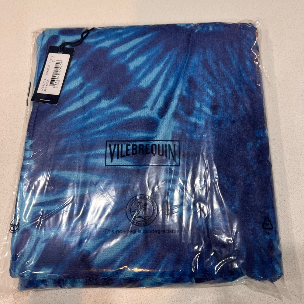 Vilebrequin beach towel - blue / nautilus